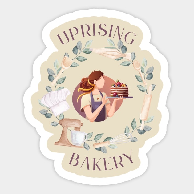 UPRISING BAKERY Sticker by Sheer_Serenity